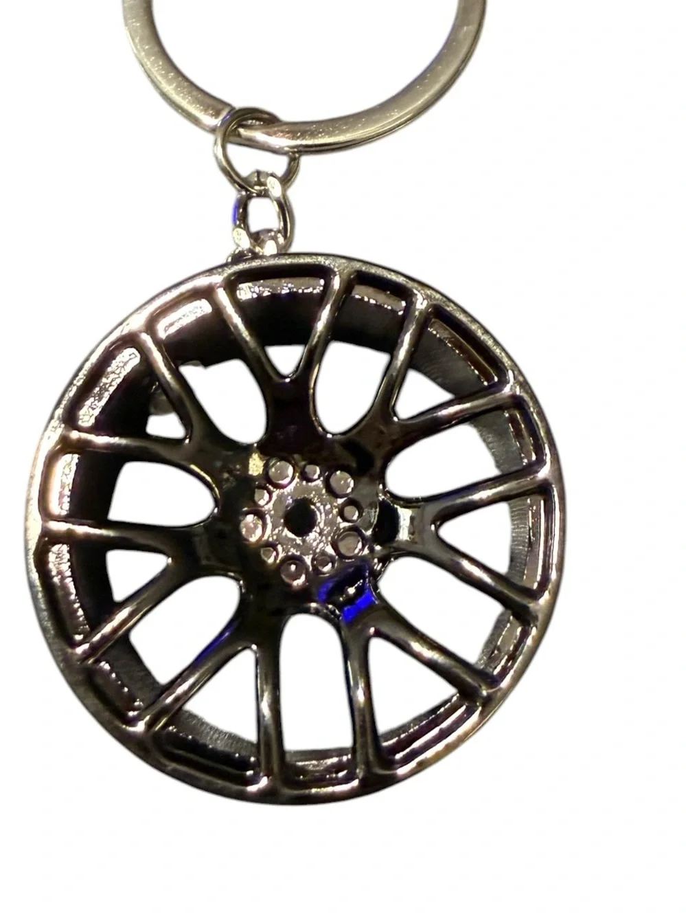 Brand New Black Wheel Rim Novelty Keychain Car Enthusiast Gift